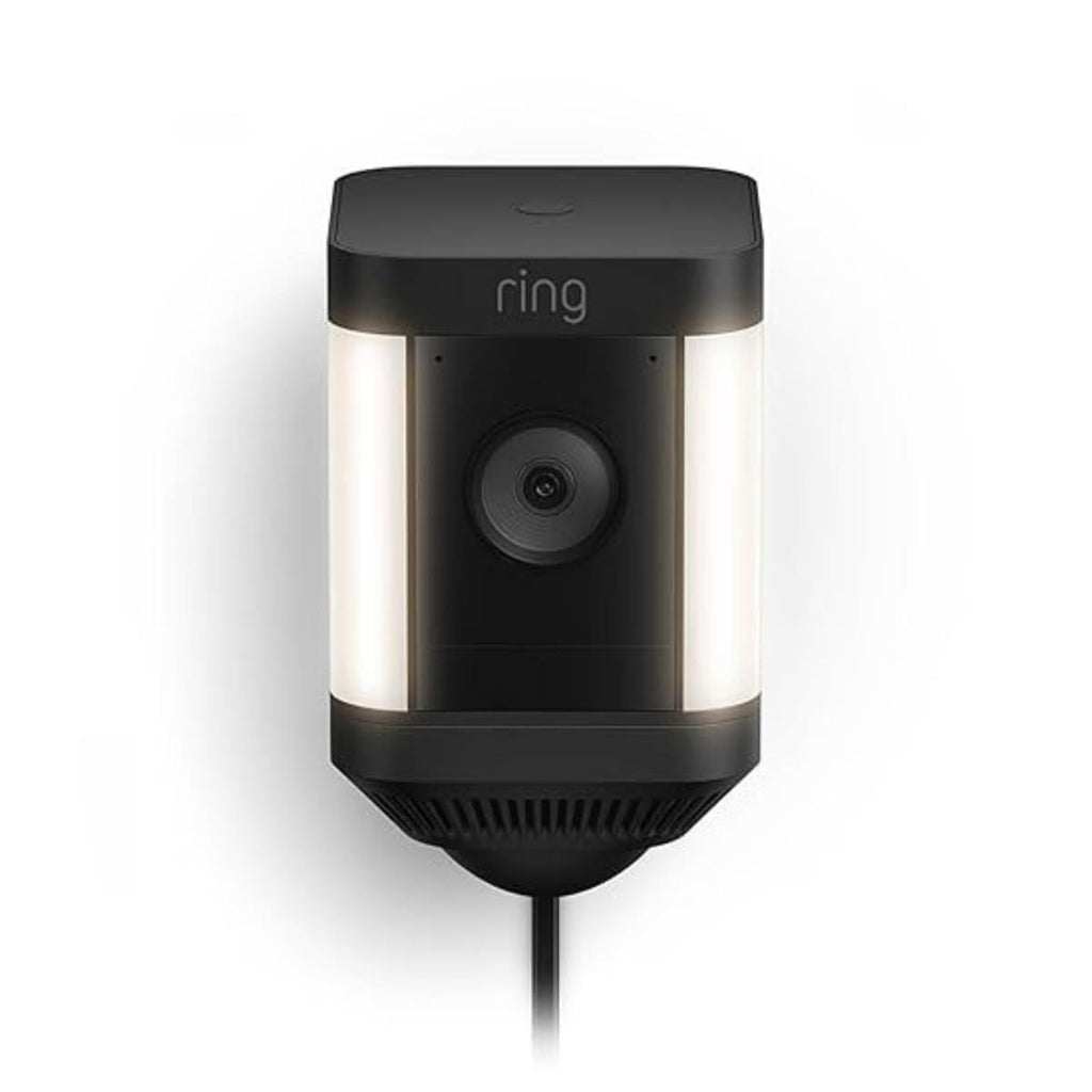 Ring Spotlight Cam Plus Plug-In 1080p HD Outdoor Security Camera