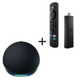 Amazon - Echo Dot 5th Gen Smart Speaker + Amazon Fire TV Stick 4K Streaming Device (Charcoal) (Parallel import)