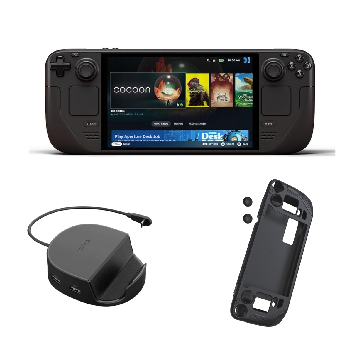 Valve Steam Deck OLED - 512GB + Syntech - Steam Deck OLED Protective Case + Docking Station (Parallel Import)