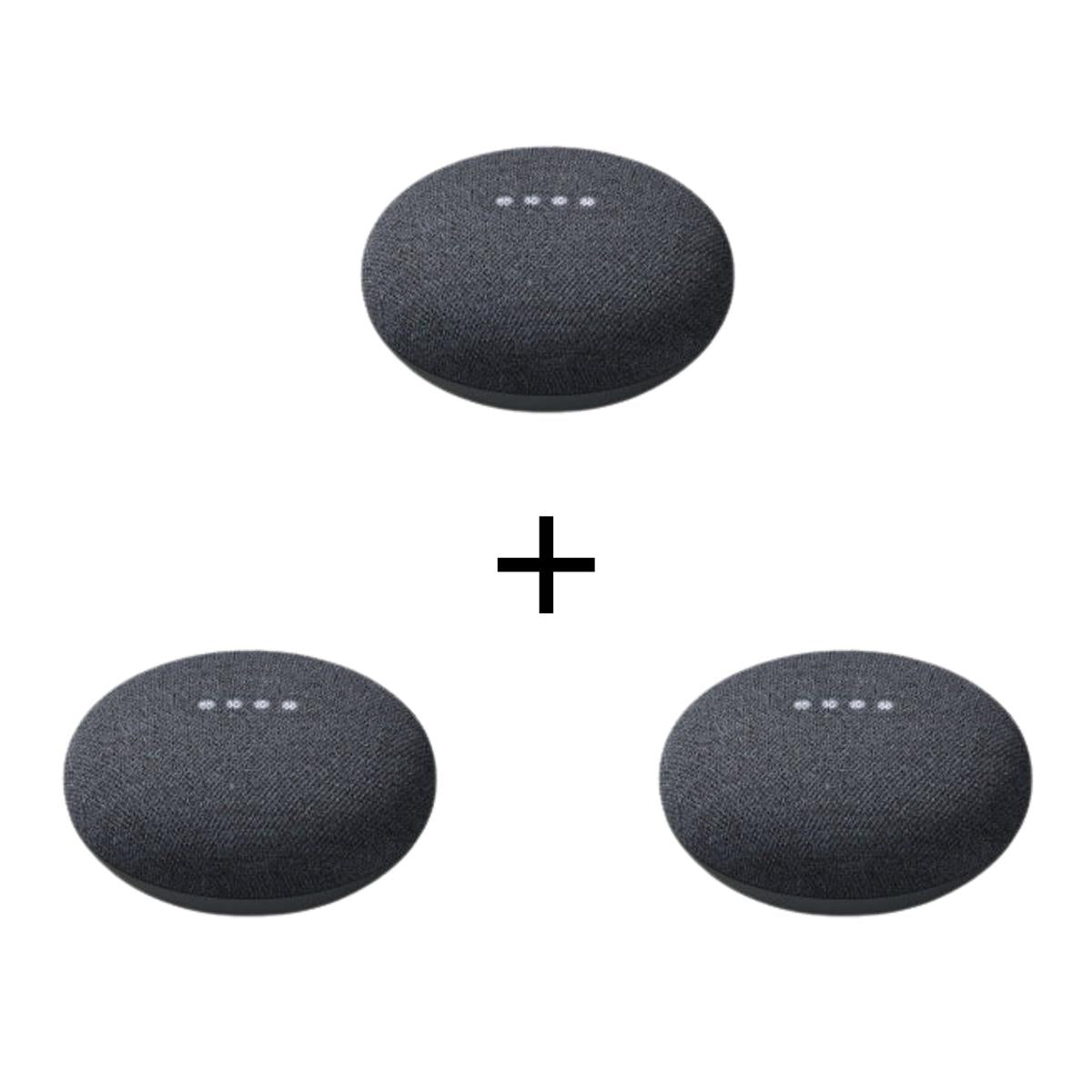 3 x Google Nest Mini Smart Speakers - Home Audio Bundle (Parallel Import)