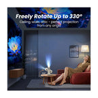 Yaber L1 Pro Portable Projector 1080p, 4K Support, Wi-Fi 6, 330° Rotate