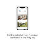 Ring Stick Up Cam Plug-In White 1080p HD Indoor/Outdoor Security Camera