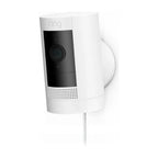 Ring Stick Up Cam Plug-In White 1080p HD Indoor/Outdoor Security Camera