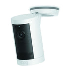 Ring Outdoor Cam Plus Plug-In 2K Smart Security Camera White