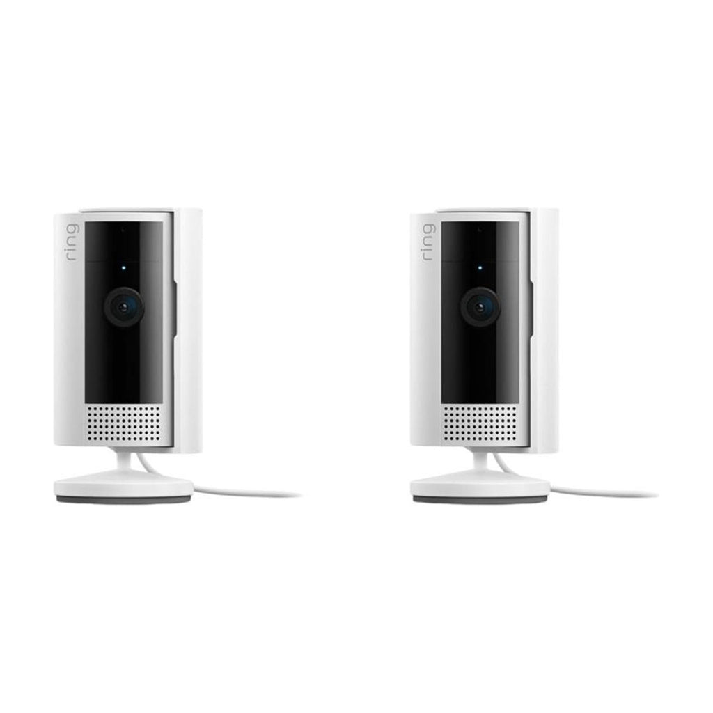 Ring Indoor Cam 2nd Gen White 1080p HD Smart Security Camera 2 Pack