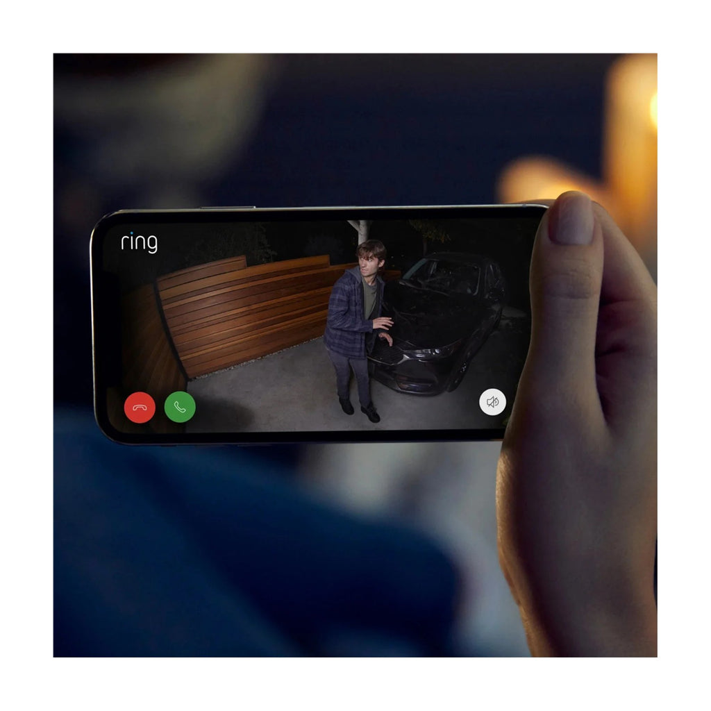 Ring Spotlight Cam Plus Plug-In 1080p HD Outdoor Security Camera