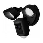 Ring Floodlight Cam Wired Plus Black 1080p HD Outdoor Security Camera