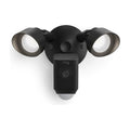 Ring Floodlight Cam Wired Plus Black Outdoor Security Camera 1080p HD