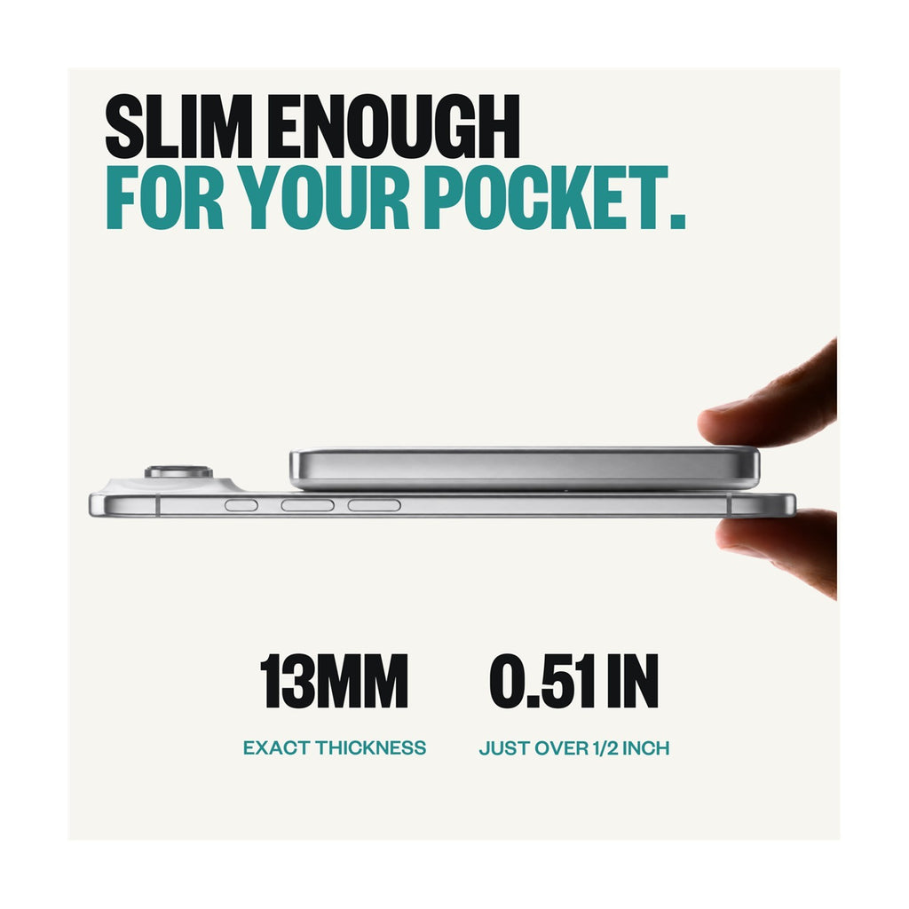 BMX SolidSafe Air 10000mAh Magnetic Power Bank 25W Qi2.2 30W USB-C