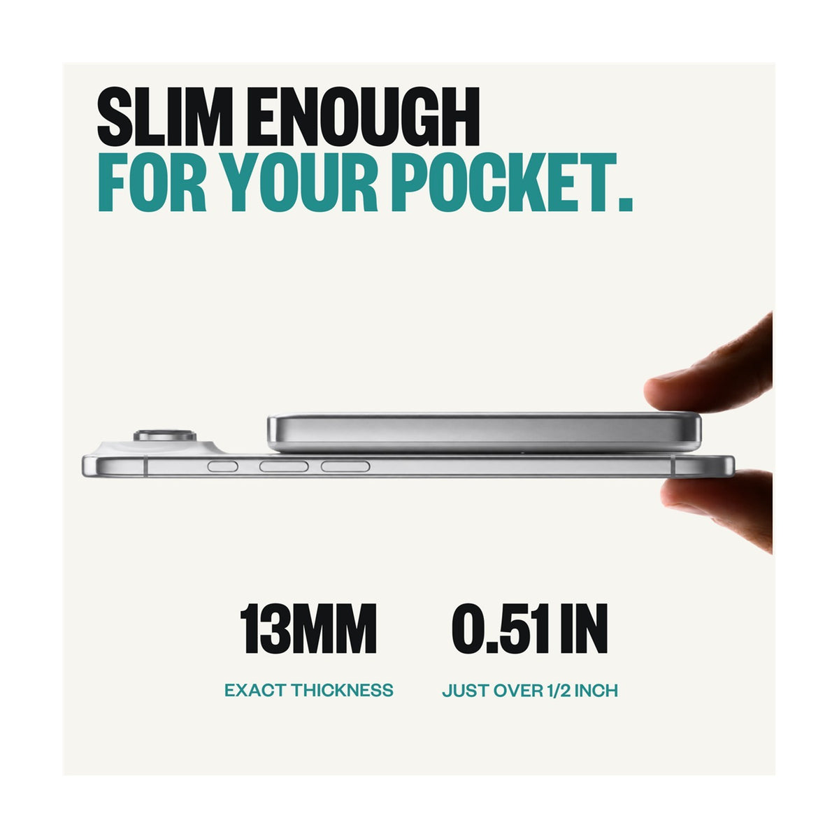 BMX SolidSafe Air 10000mAh Magnetic Power Bank 25W Qi2.2 30W USB-C